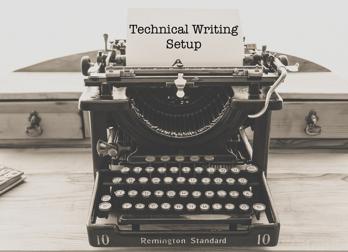 Technical Writing: Setup Thumbnail